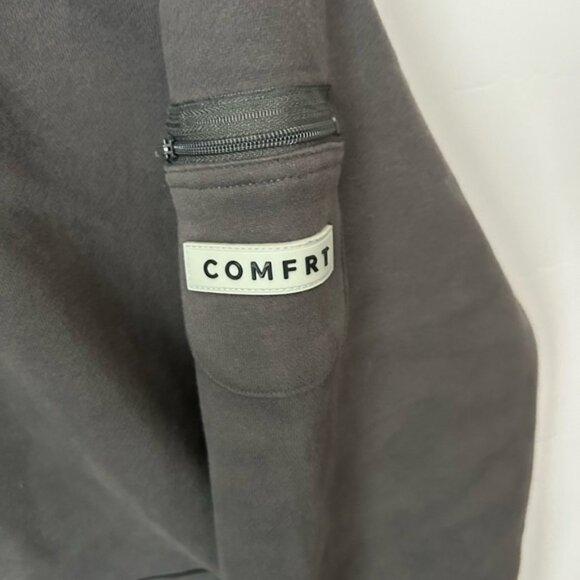Comfrt Travel Gray Hoodie Small unisex - Picture 3 of 4